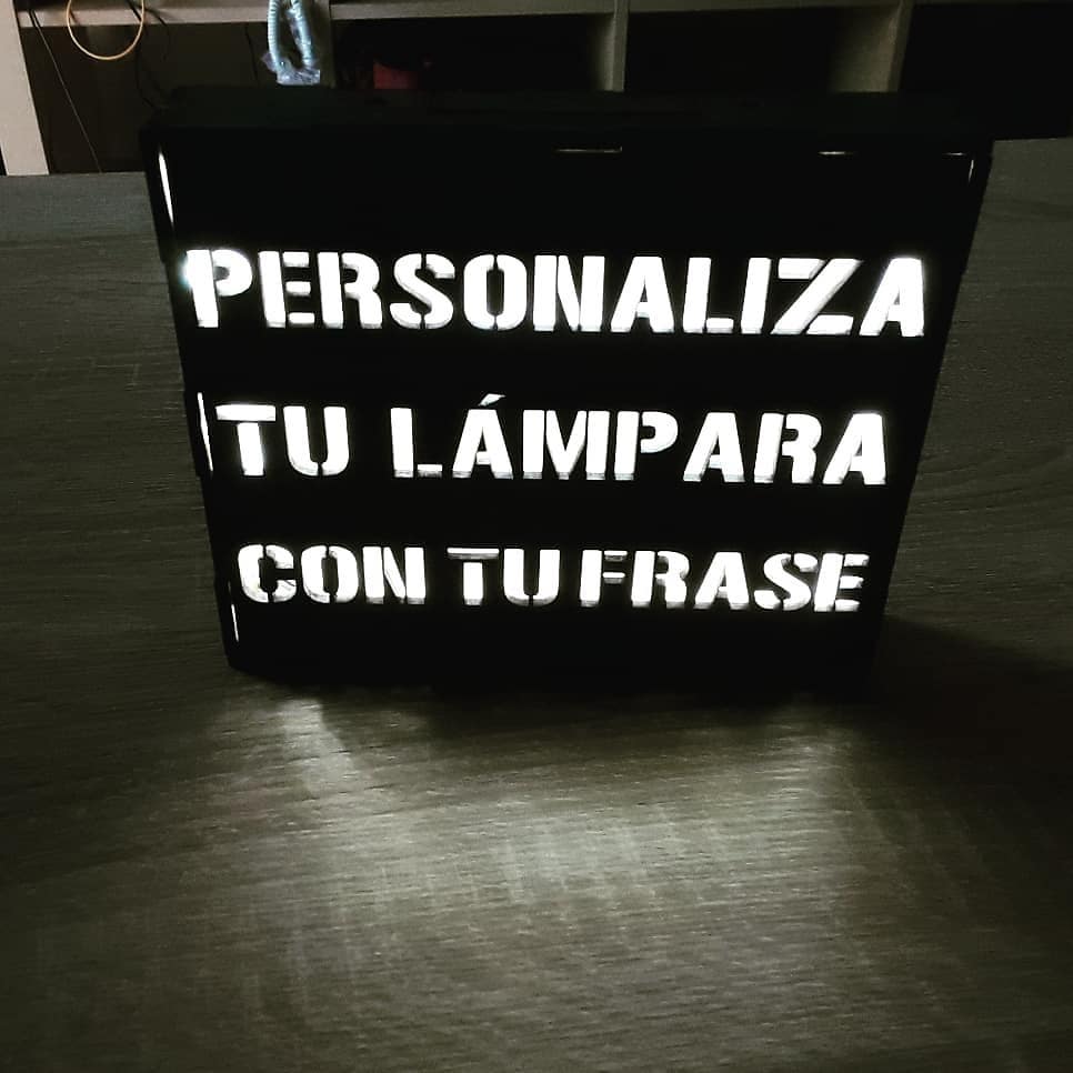 Lampara mesa - Personalizada 2