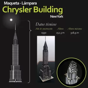 Maqueta - Lámpara - New York - Chrysler Building - Portada